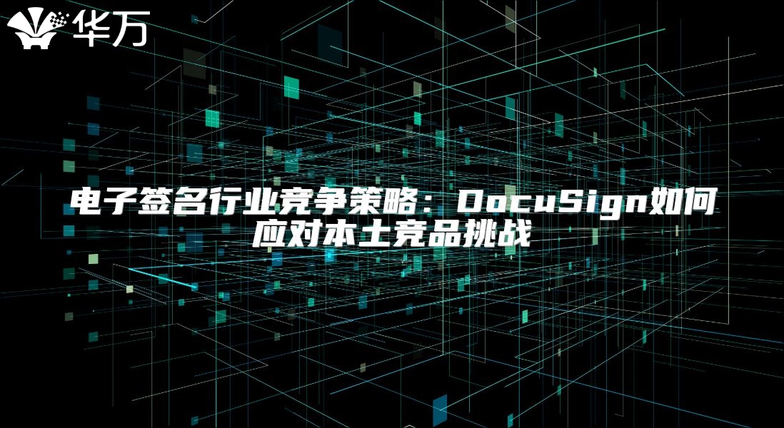 电子签名行业竞争策略：DocuSign如何应对本土竞品挑战