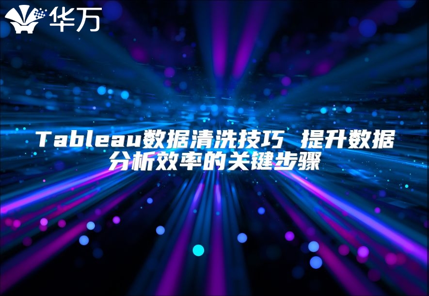 Tableau数据清洗技巧 提升数据分析效率的关键步骤