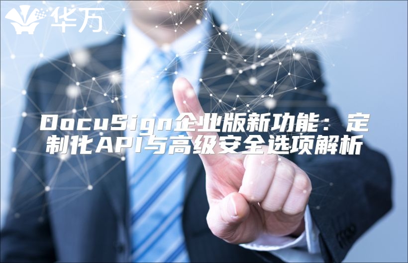 DocuSign企业版新功能：定制化API与高级安全选项解析