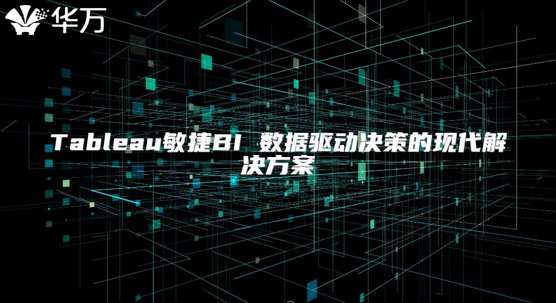 Tableau敏捷BI 数据驱动决策的现代解决方案