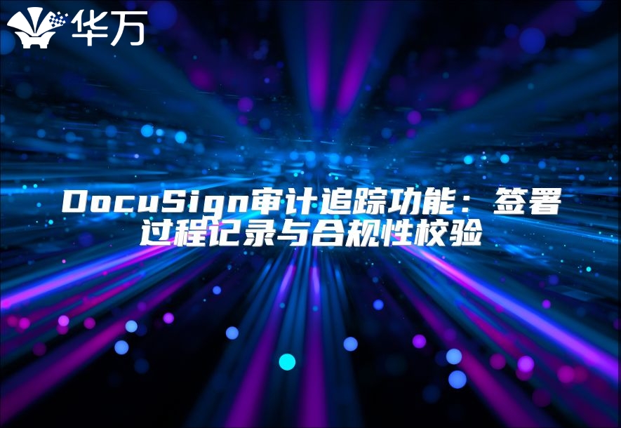 DocuSign审计追踪功能：签署过程记录与合规性校验