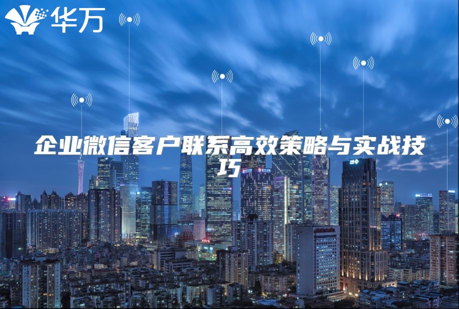 企业微信客户联系高效策略与实战技巧