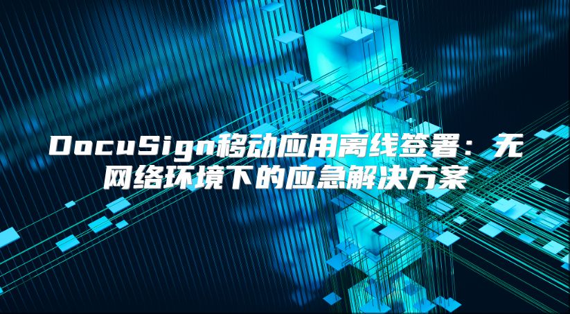 DocuSign移动应用离线签署：无网络环境下的应急解决方案