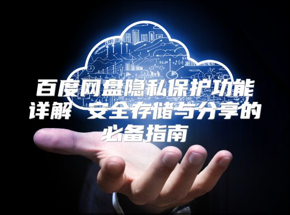 百度网盘隐私?；すδ芟杲?安全存储与分享的必备指南