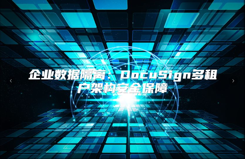 企业数据隔离：DocuSign多租户架构安全保障