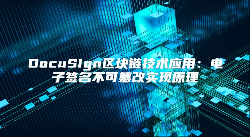 DocuSign区块链技术应用：电子签名不可篡改实现原理