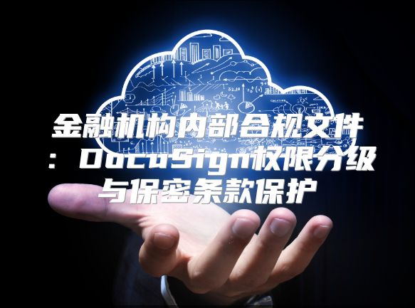 金融机构内部合规文件：DocuSign权限分级与保密条款?；? class=