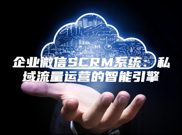 企业微信SCRM系统：私域流量运营的智能引擎