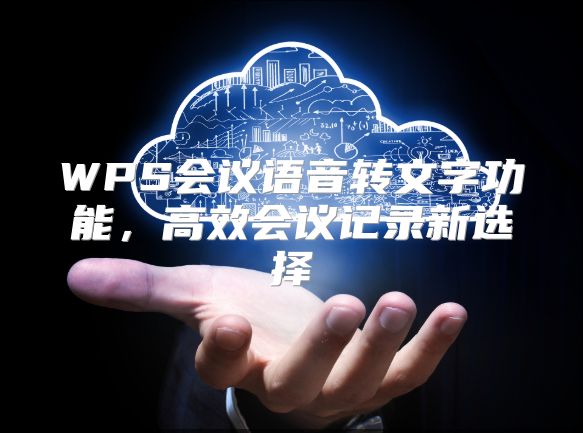 WPS会议语音转文字功能，高效会议记录新选择