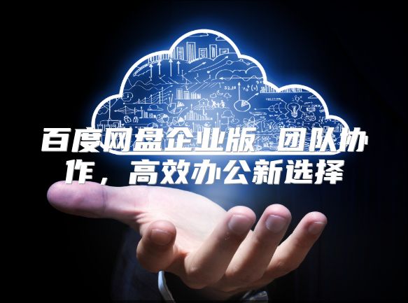 百度网盘企业版 团队协作，高效办公新选择