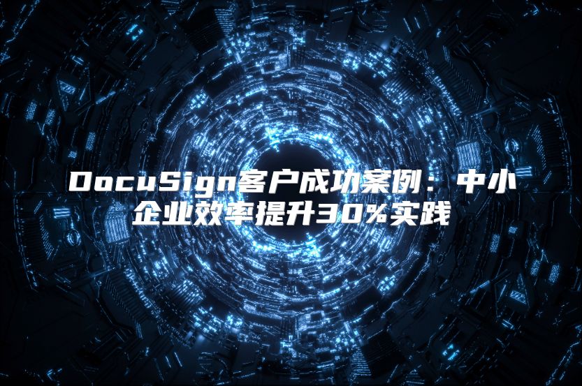 DocuSign客户成功案例：中小企业效率提升30%实践