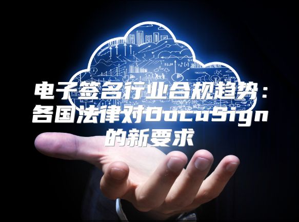 电子签名行业合规趋势：各国法律对DocuSign的新要求